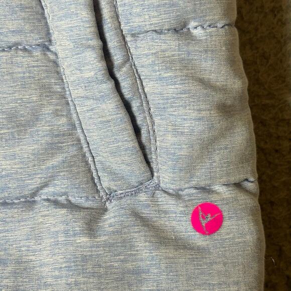 90 Degree by‎ Reflex Vest Girls S Light Blue Full Zip Hoodie Puffer Sleeveless - Picture 4 of 9